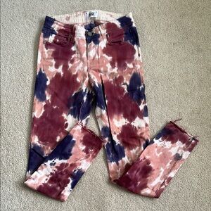 PAIGE Verdugo Ultra Skinny Tie-Dye Jeans